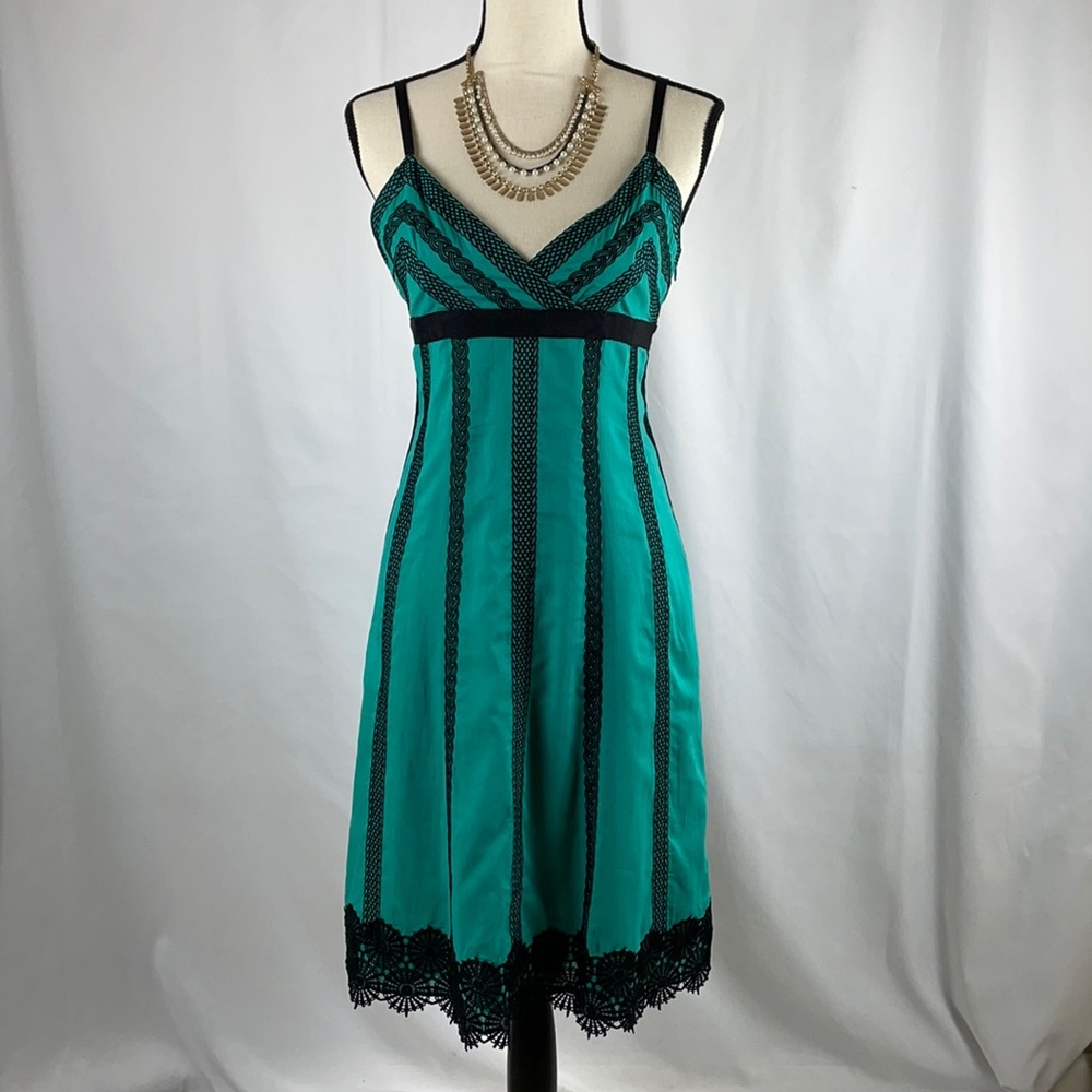 Catherine Malandrino Embroidered Cocktail Dress, 4